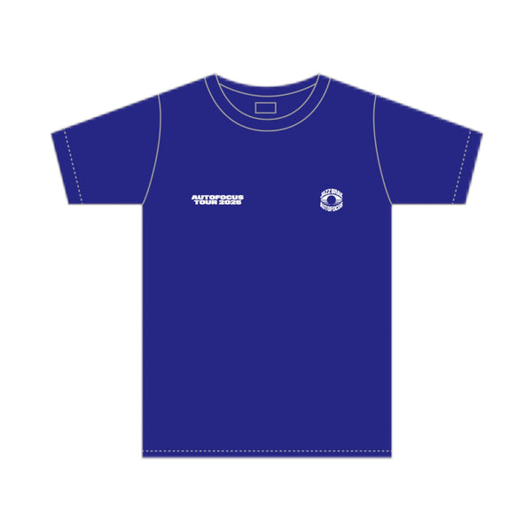 AUTOFOCUS TOUR 2025 TSHIRT BLUE