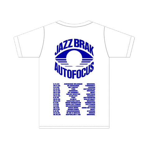 AUTOFOCUS TOUR 2025 TSHIRT WHITE