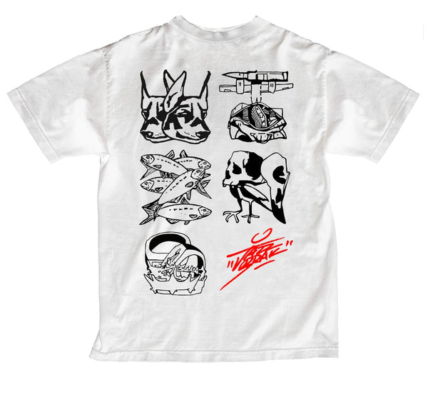 FT. EP. TEE (WHITE/RED)