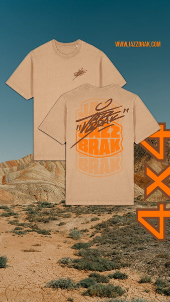 LAST SIZE // 4X4 OFF-ROAD TEE //VINTAGE LATTE//